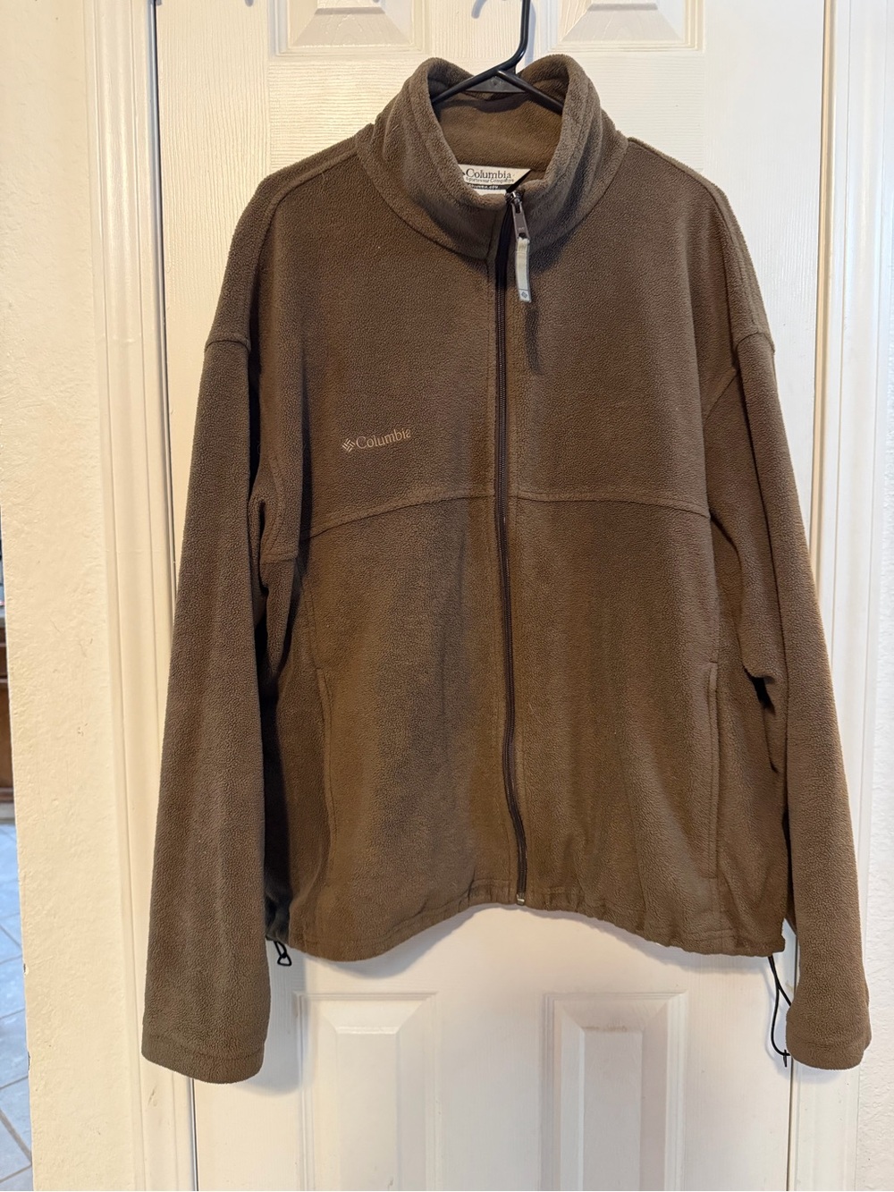 Columbia Brown Full-Zip Fleece Jacket